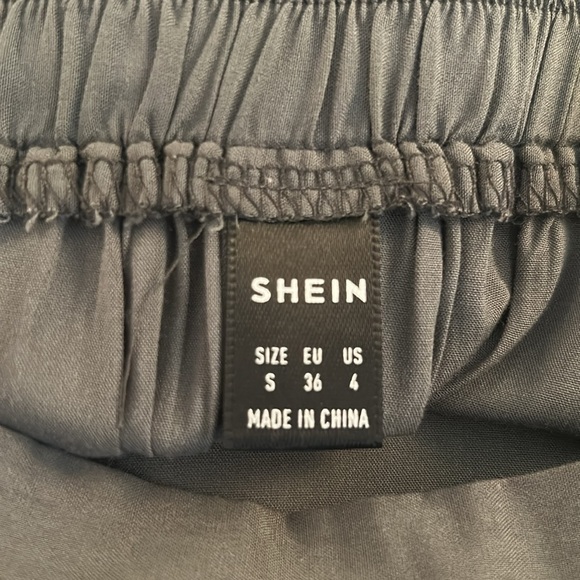 Shein Olive Green Flowy Coastal Casual Layered Elastic Waist Maxi Skirt Size S - Picture 6 of 6